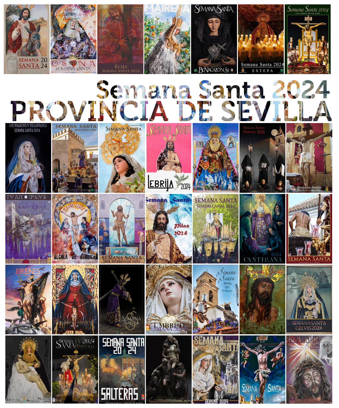 Semana Santa 2024 Provincia de Sevilla