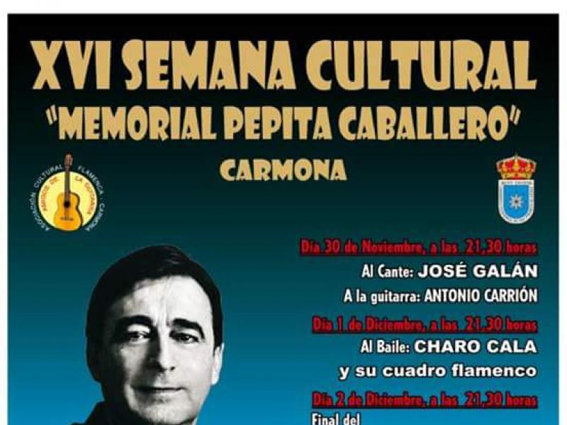 2016 La Semana Cultural "Memorial Pepita Caballero" 