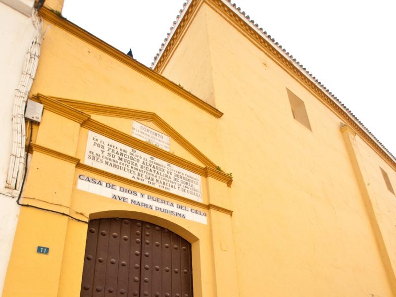 Utrera. Fachada del Convento de la Purísima Concepción