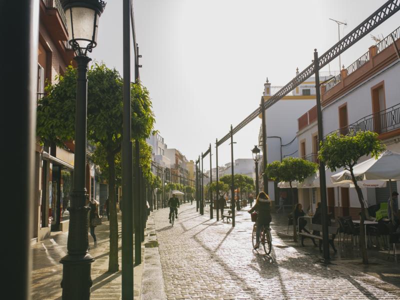 Los Palacios y Villafranca. Calle del pueblo