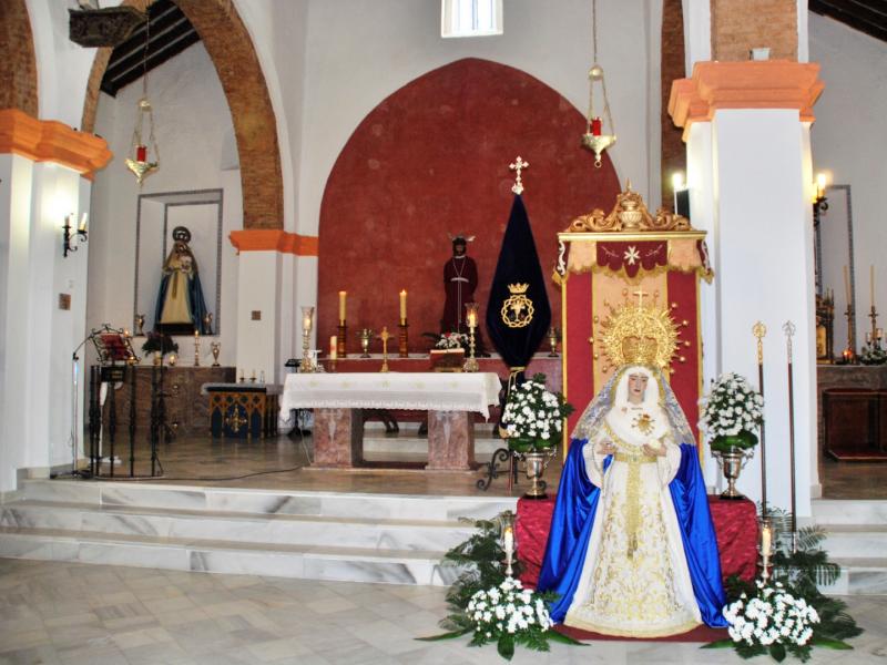 Villanueva del Río y Minas-Altar de la Iglesia de Santiago el Mayor