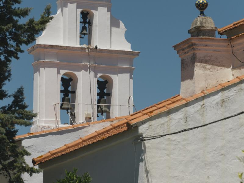 Campanario Iglesia de San Blas visto desde atrás