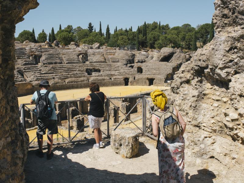 Santiponce. Anfiteatro, conjunto arqueológico de Itálica