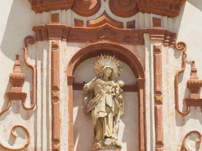 Aznalcóllar, Fachada de la Iglesia de Nuestra Señora de Consolación