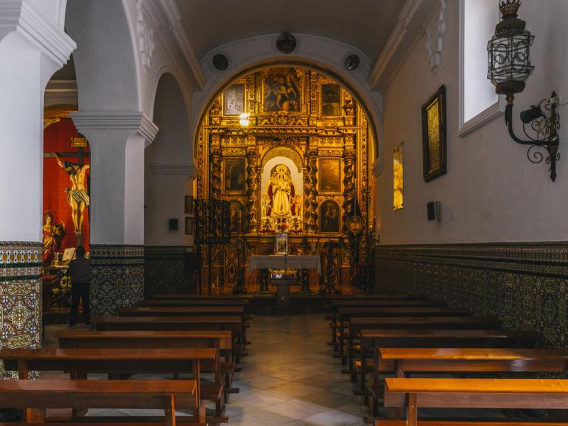 Interior ermita de Nuestra Señora de Belén