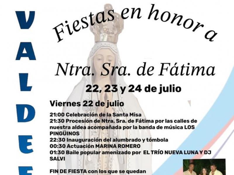 Fiestas en Honor a Ntra. Sta. de Fátima