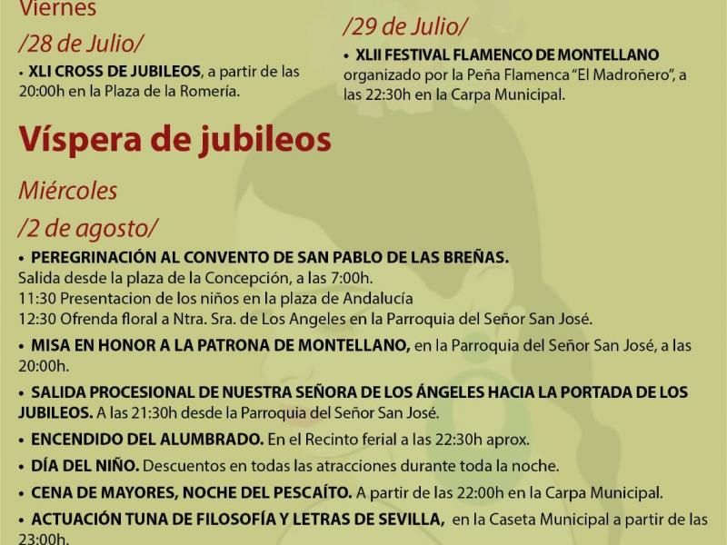 Feria de Jubileos 2023 de Montellano