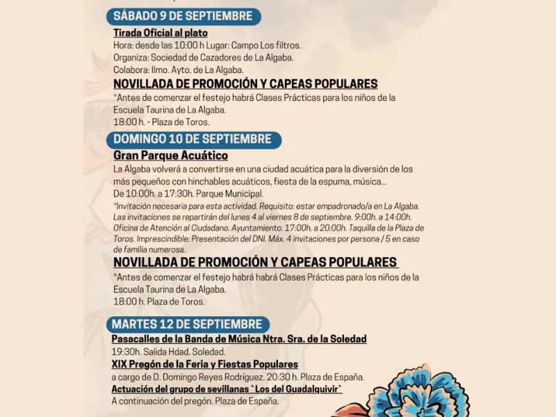Feria y Fiestas Populares La Algaba 2023