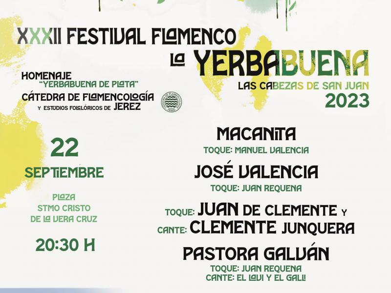 XXXII Edición Festival Flamenco “La Yerbabuena”
