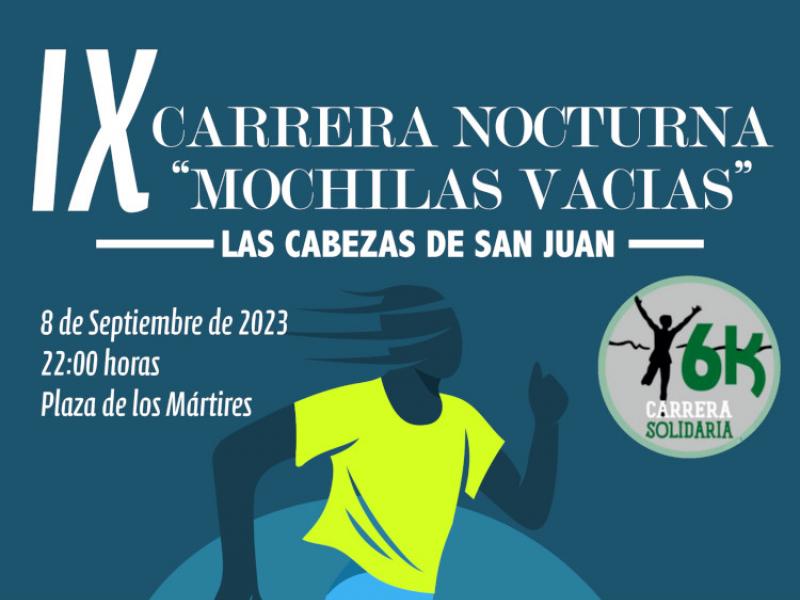  IX Carrera Solidaria "Mochilas Vacías"