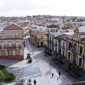 Vista general de la Plaza de España