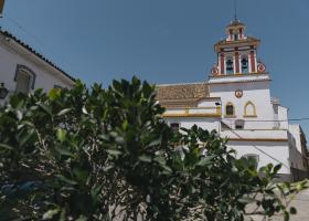 Guillena. Torre campanario de la iglesia de Ntra. Sra. de la Granada