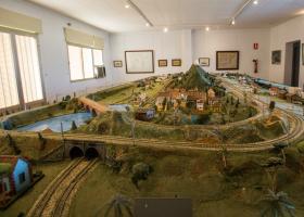 La Roda de Andalucía. Maqueta con trenes en el Museo del Ferrocarril